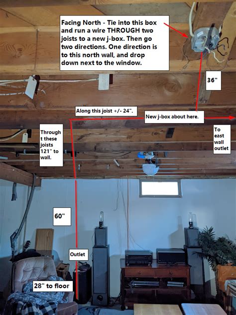 unfinished basement electrical outlets